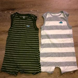 Baby sleeveless jumpsuits